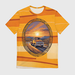 Футболка мужская Грузовичек, цвет: 3D-принт