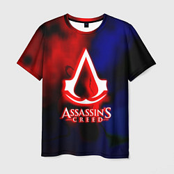 Футболка мужская Assassins Creed fire, цвет: 3D-принт