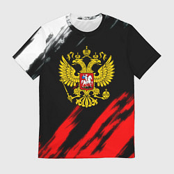 Футболка мужская Russia stripes, цвет: 3D-принт