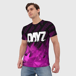 Футболка мужская DayZ pro gaming: символ сверху, цвет: 3D-принт — фото 2