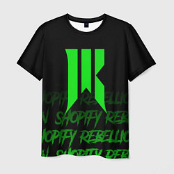 Футболка мужская Shopify Rebellion, цвет: 3D-принт