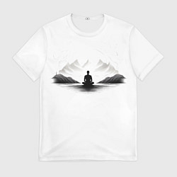 Футболка мужская Умиротворение, цвет: 3D-принт