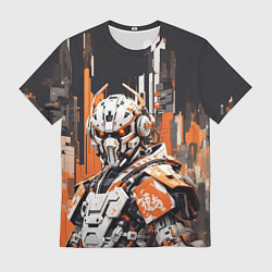 Футболка мужская Оранжевый штурмовик, цвет: 3D-принт