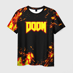 Футболка мужская Doom огненный марс, цвет: 3D-принт