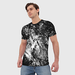 Футболка мужская Зимний лес узоры, цвет: 3D-принт — фото 2