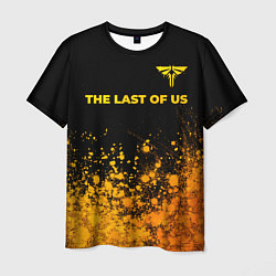 Футболка мужская The Last Of Us - gold gradient посередине, цвет: 3D-принт