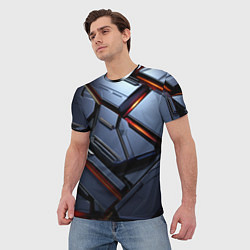 Футболка мужская Абстрактная красота, цвет: 3D-принт — фото 2