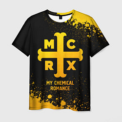 Футболка мужская My Chemical Romance - gold gradient, цвет: 3D-принт