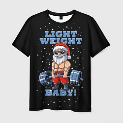 Футболка мужская Santa Claus - light weight baby, цвет: 3D-принт