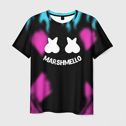 Футболка мужская Маршмеллоу неон камсток, цвет: 3D-принт