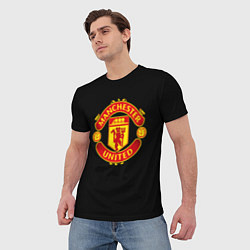 Футболка мужская Manchester United fc club, цвет: 3D-принт — фото 2
