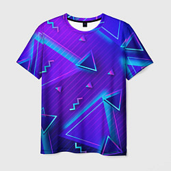Футболка мужская Neon Pattern colored, цвет: 3D-принт