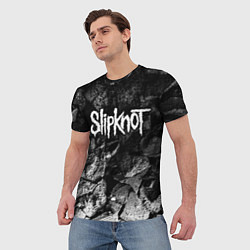 Футболка мужская Slipknot black graphite, цвет: 3D-принт — фото 2