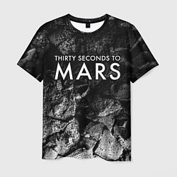 Футболка мужская Thirty Seconds to Mars black graphite, цвет: 3D-принт