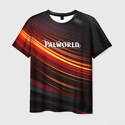 Футболка мужская Palworld logo black orange, цвет: 3D-принт