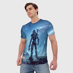 Футболка мужская Mass Effect - ai art, цвет: 3D-принт — фото 2