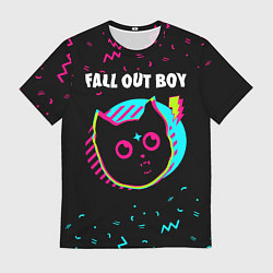 Футболка мужская Fall Out Boy - rock star cat, цвет: 3D-принт