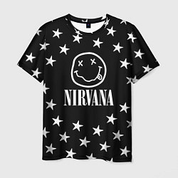 Футболка мужская Nirvana stars steel, цвет: 3D-принт