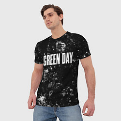 Футболка мужская Green Day black ice, цвет: 3D-принт — фото 2