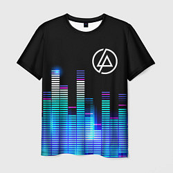 Футболка мужская Linkin Park эквалайзер, цвет: 3D-принт