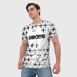 Футболка мужская Farcry 6 символика из игры, цвет: 3D-принт — фото 2