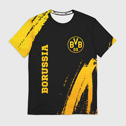 Футболка мужская Borussia - gold gradient вертикально, цвет: 3D-принт