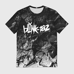 Мужская футболка Blink 182 black graphite