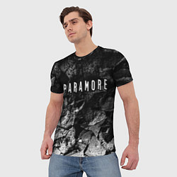 Футболка мужская Paramore black graphite, цвет: 3D-принт — фото 2