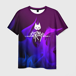 Футболка мужская Stray неоновый огонь, цвет: 3D-принт