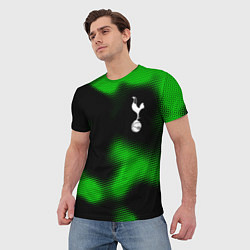 Футболка мужская Tottenham sport halftone, цвет: 3D-принт — фото 2