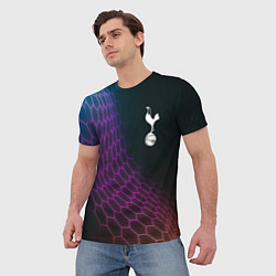 Футболка мужская Tottenham футбольная сетка, цвет: 3D-принт — фото 2