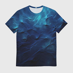 Мужская футболка Абстрактные волны глубины