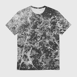 Футболка мужская Абстракция - серый антрацит, цвет: 3D-принт