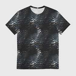 Мужская футболка Блестящая металлическая броня