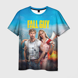 Футболка мужская Ryan Gosling and Emily Blunt каскадеры, цвет: 3D-принт