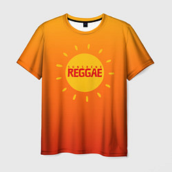 Футболка мужская Orange sunshine reggae, цвет: 3D-принт