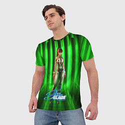 Футболка мужская Stellar Blade green Eve, цвет: 3D-принт — фото 2