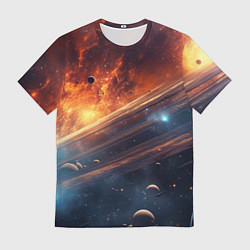 Мужская футболка Млечный путь космос
