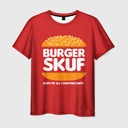 Футболка мужская Burger skuf, цвет: 3D-принт