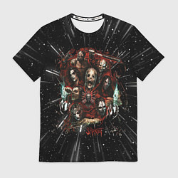 Футболка мужская Slipknot rock band, цвет: 3D-принт