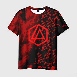 Футболка мужская Linkin park red logo, цвет: 3D-принт