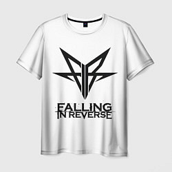 Футболка мужская Falling in Reverse band logo, цвет: 3D-принт