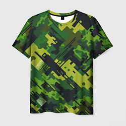 Футболка мужская Camouflage - pattern ai art, цвет: 3D-принт