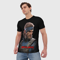 Футболка мужская Веном Снейк из игры Metal gear, цвет: 3D-принт — фото 2