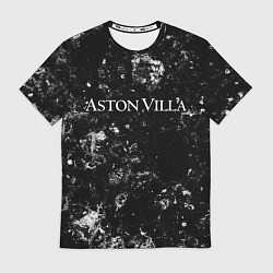 Футболка мужская Aston Villa black ice, цвет: 3D-принт