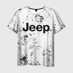 Футболка мужская Jeep dirty ice, цвет: 3D-принт