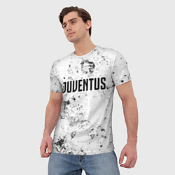 Футболка мужская Juventus dirty ice, цвет: 3D-принт — фото 2