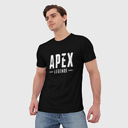 Футболка мужская Apex legends logo, цвет: 3D-принт — фото 2