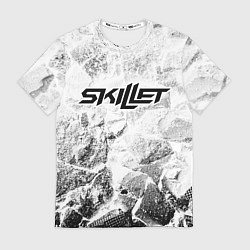 Футболка мужская Skillet white graphite, цвет: 3D-принт