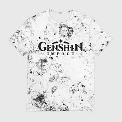 Футболка мужская Genshin Impact dirty ice, цвет: 3D-принт